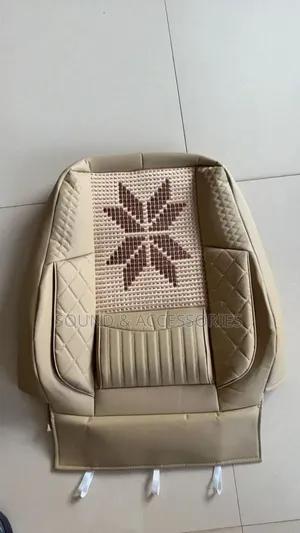 Biege X Design Quality Car Seatcover + Pillow + SWC