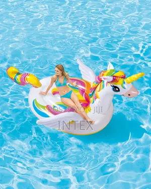 Mega Unicorn Inflatable Pool Island Float