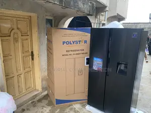 Polystar Pv-Sbs777wd-Inv Efficient Side-by-Side Fridge