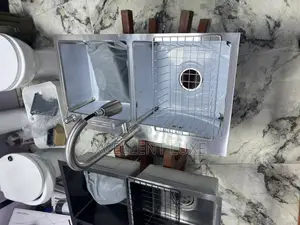 Double Bowl Kitchen Sink And Pullout Mixer Anti Rust