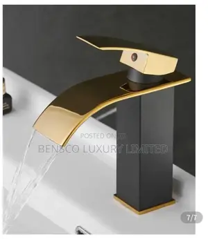 Matte Black Waterfall Faucet