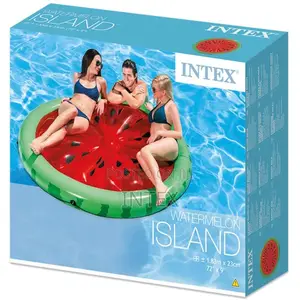 Giant Inflatable 72 Inch Watermelon Island Swimming Pool Raft