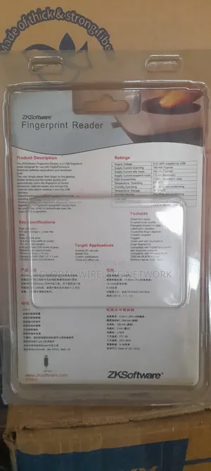 Zksoftware Digitalpersona U.Are.U 4000b Usb Fingerprint Reader