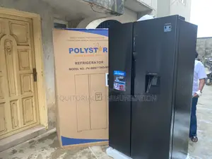 Polystar 520l Side-by-Side Refrigerator With Advanced Cooling