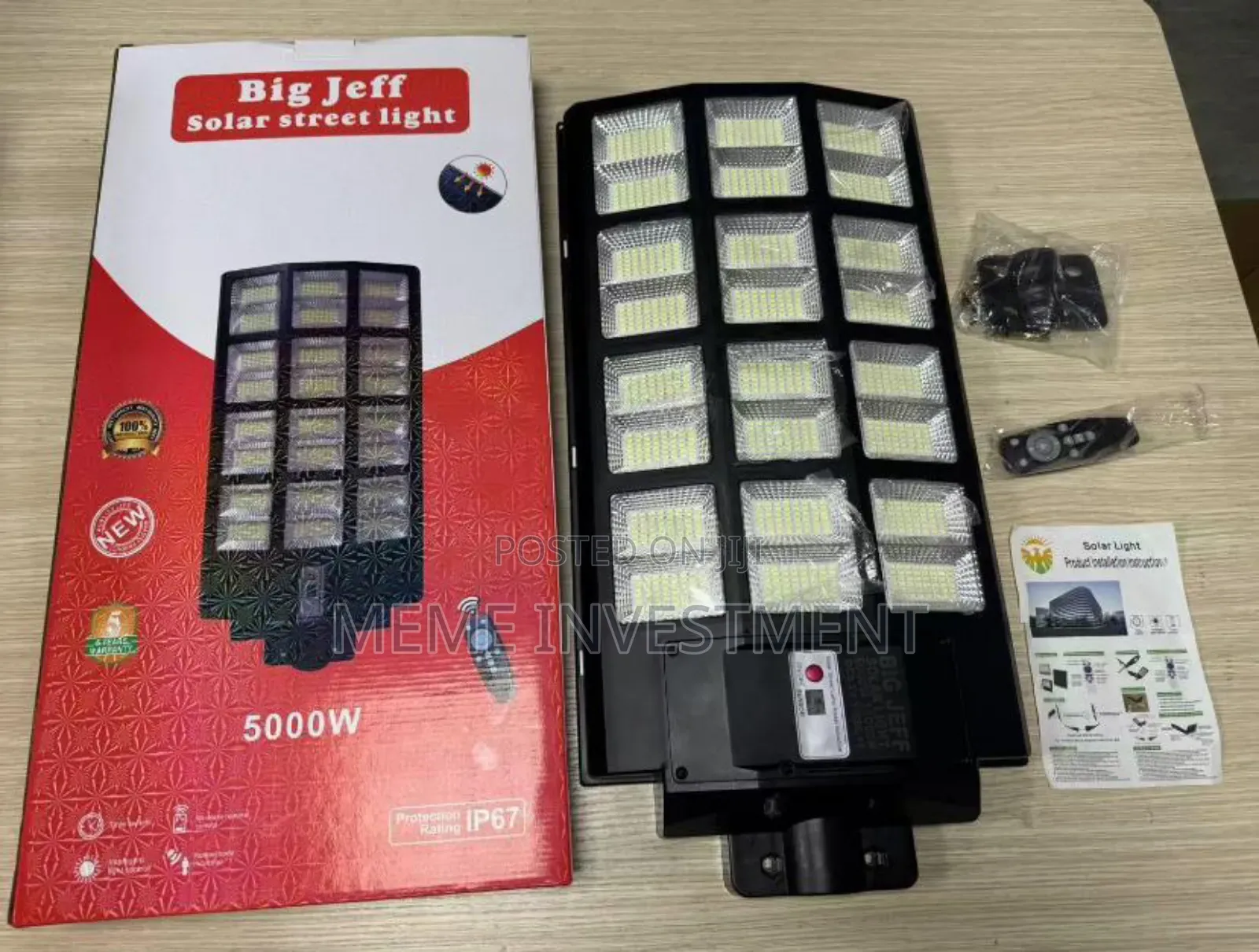 500watts 24 Eyes Solar Street Light