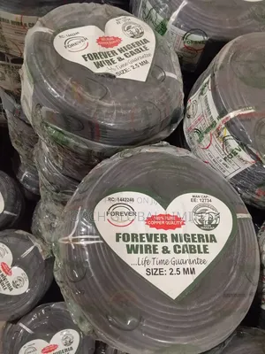 2.5mm Black Electrical Wire