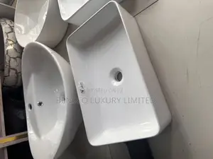 White Ceramic Countertop Wash Hand Basin
