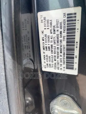Honda Accord 2011 Gray