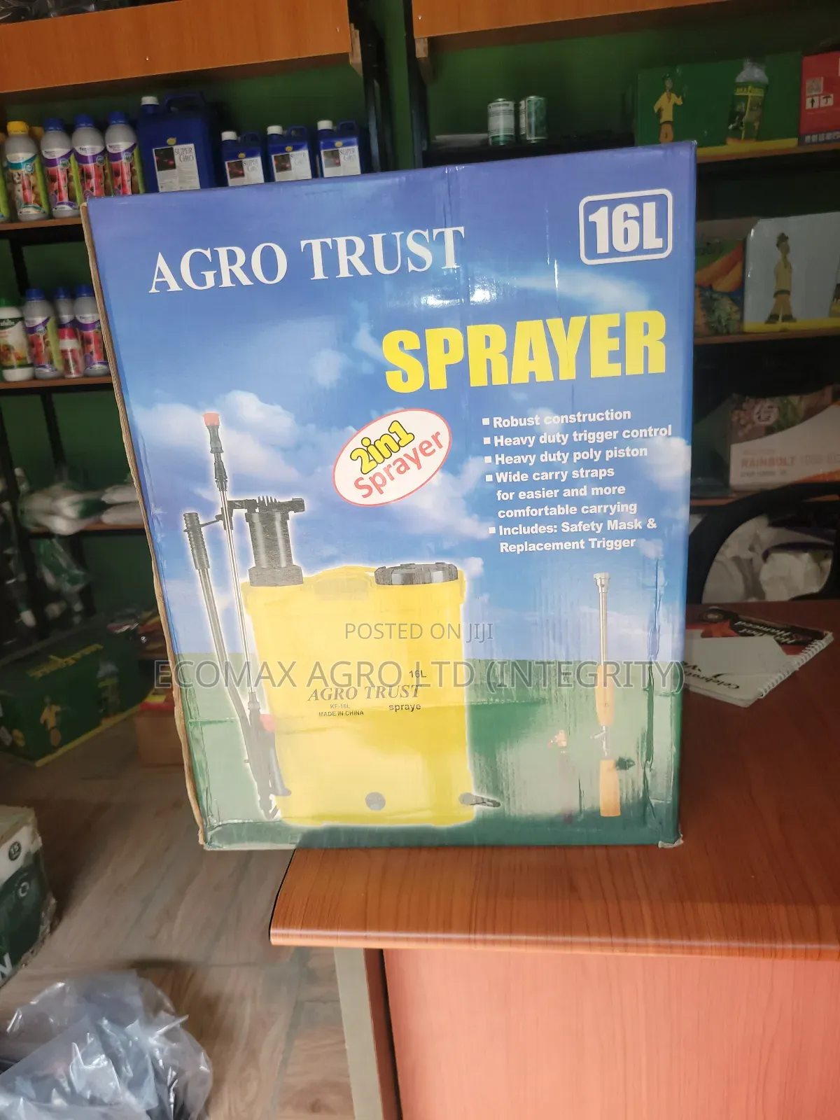 Rechargeable Sprayer - Agro Trust 2in1 Knapsack