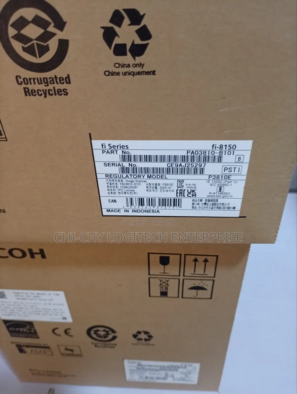 Ricoh Fi-8150 Duplex Document Scanner – 50ppm Workgroup