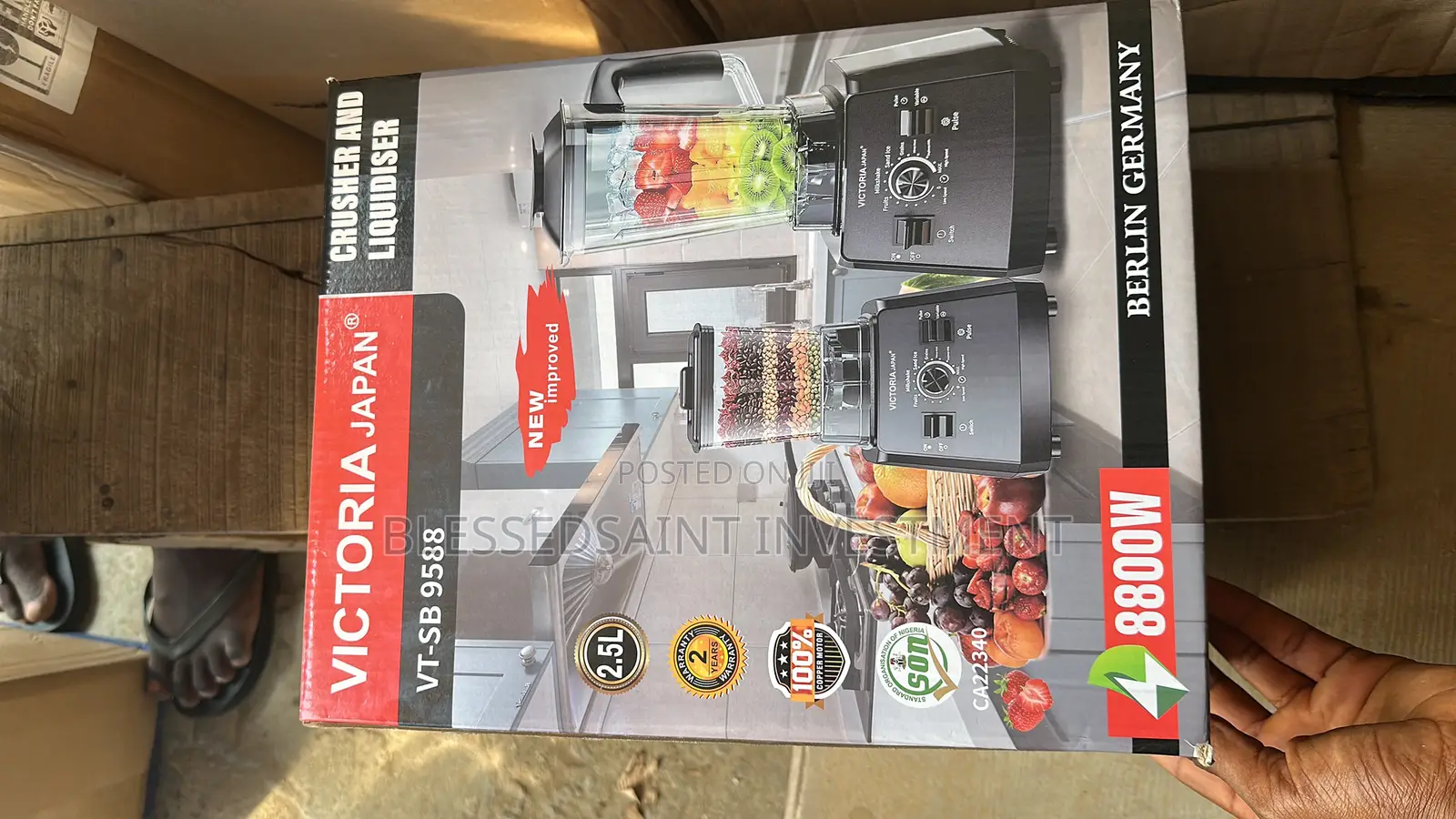 Victoria Japan Blender 8800watts