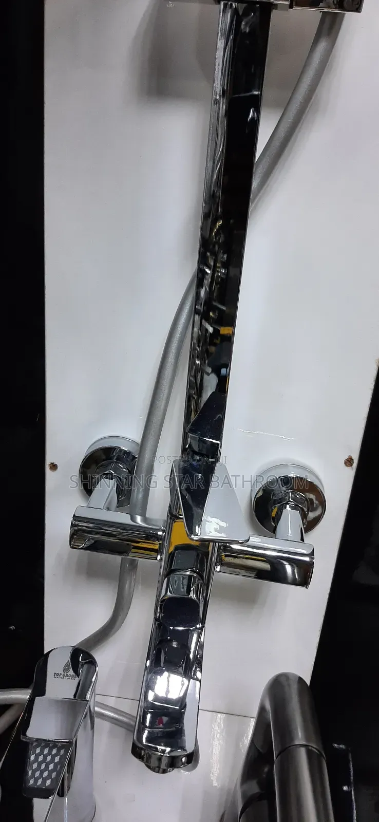 Exclusive Chrome Standing Shower