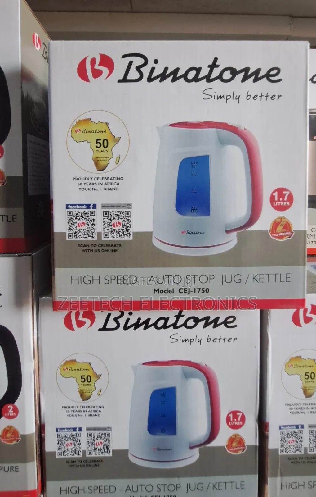 Binatone 1.7l Electric Jug/Kettle.