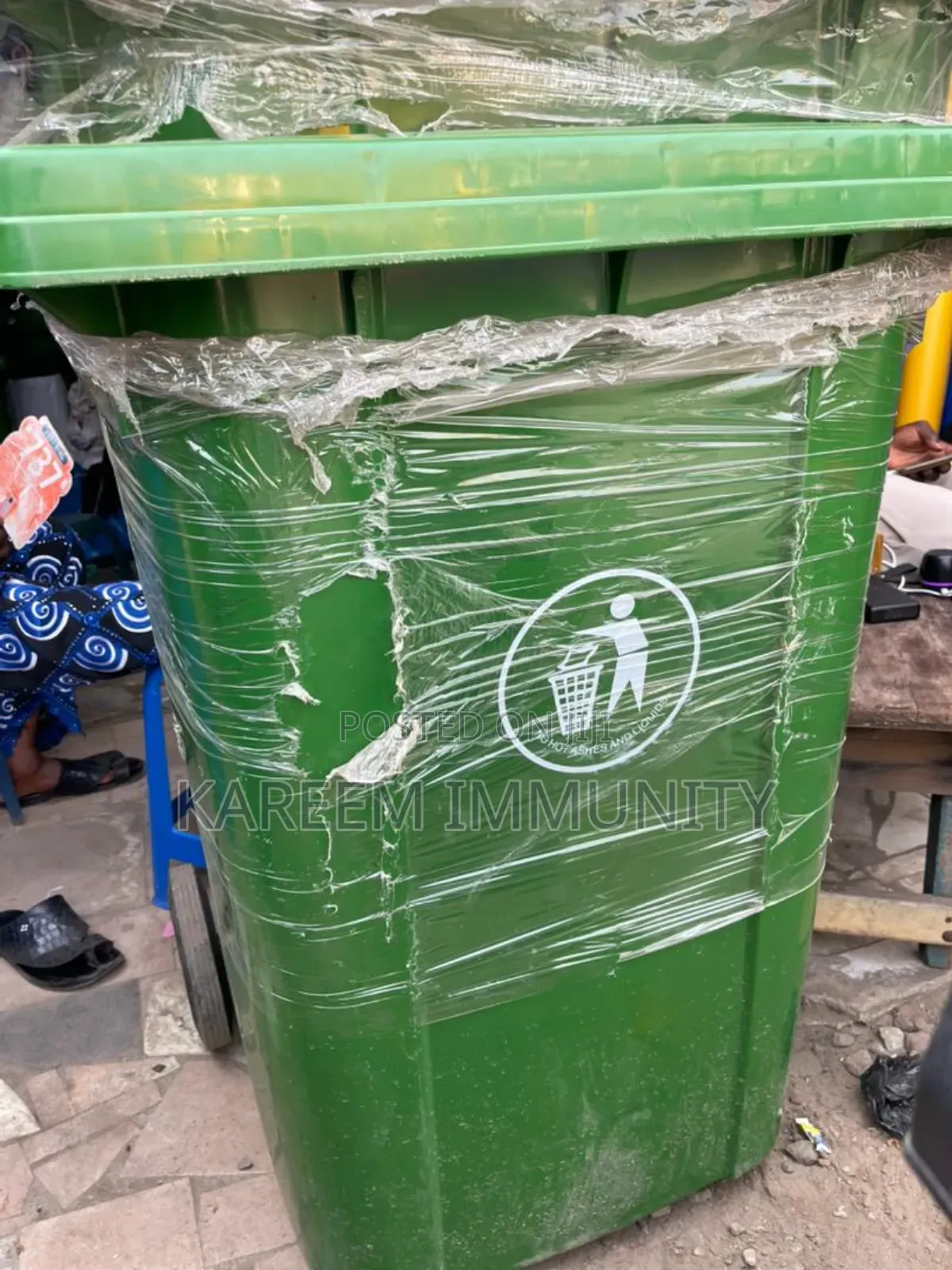 Wast Bin Imported 100% Rubber 320 Litters