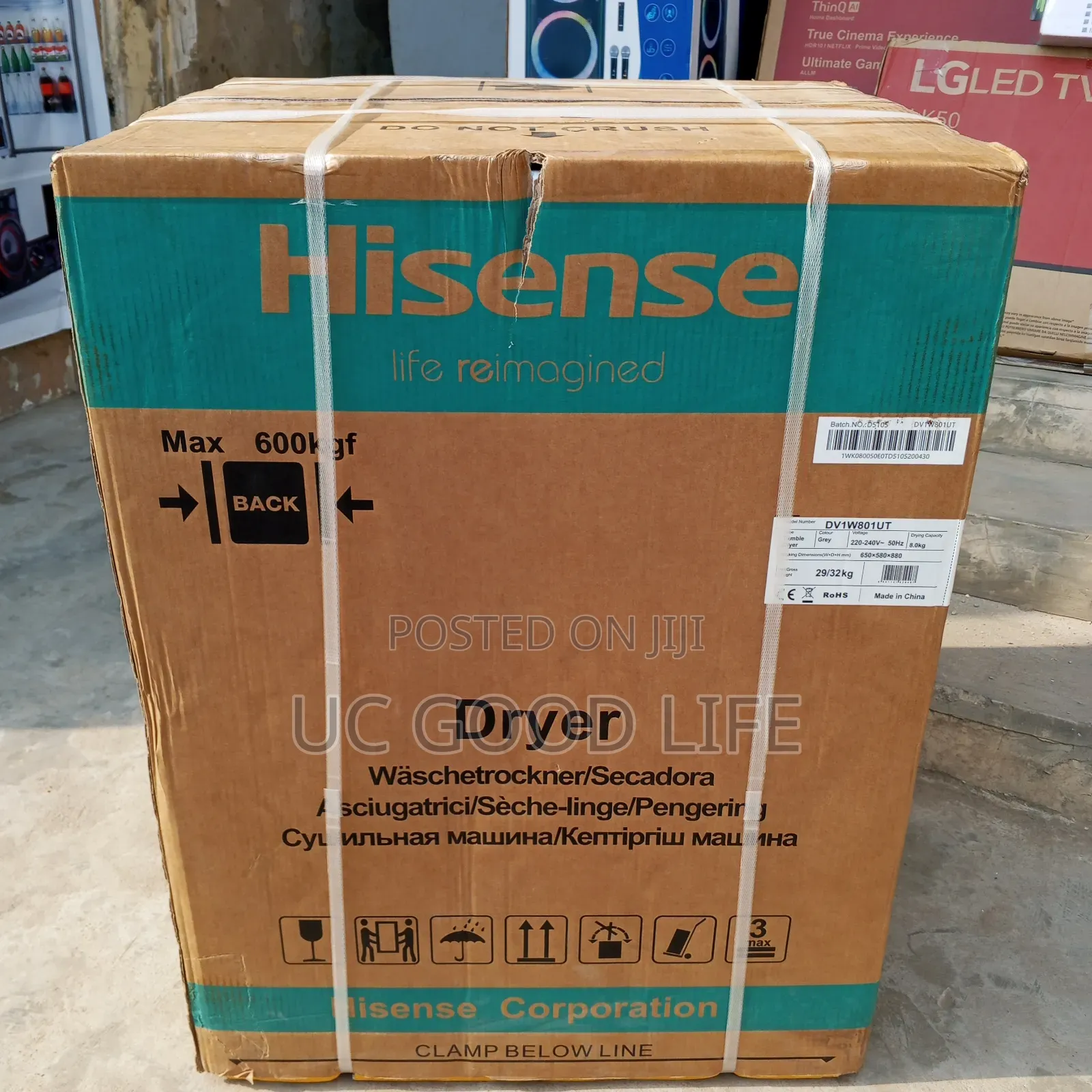 Hisense Dryer Machine 8kg