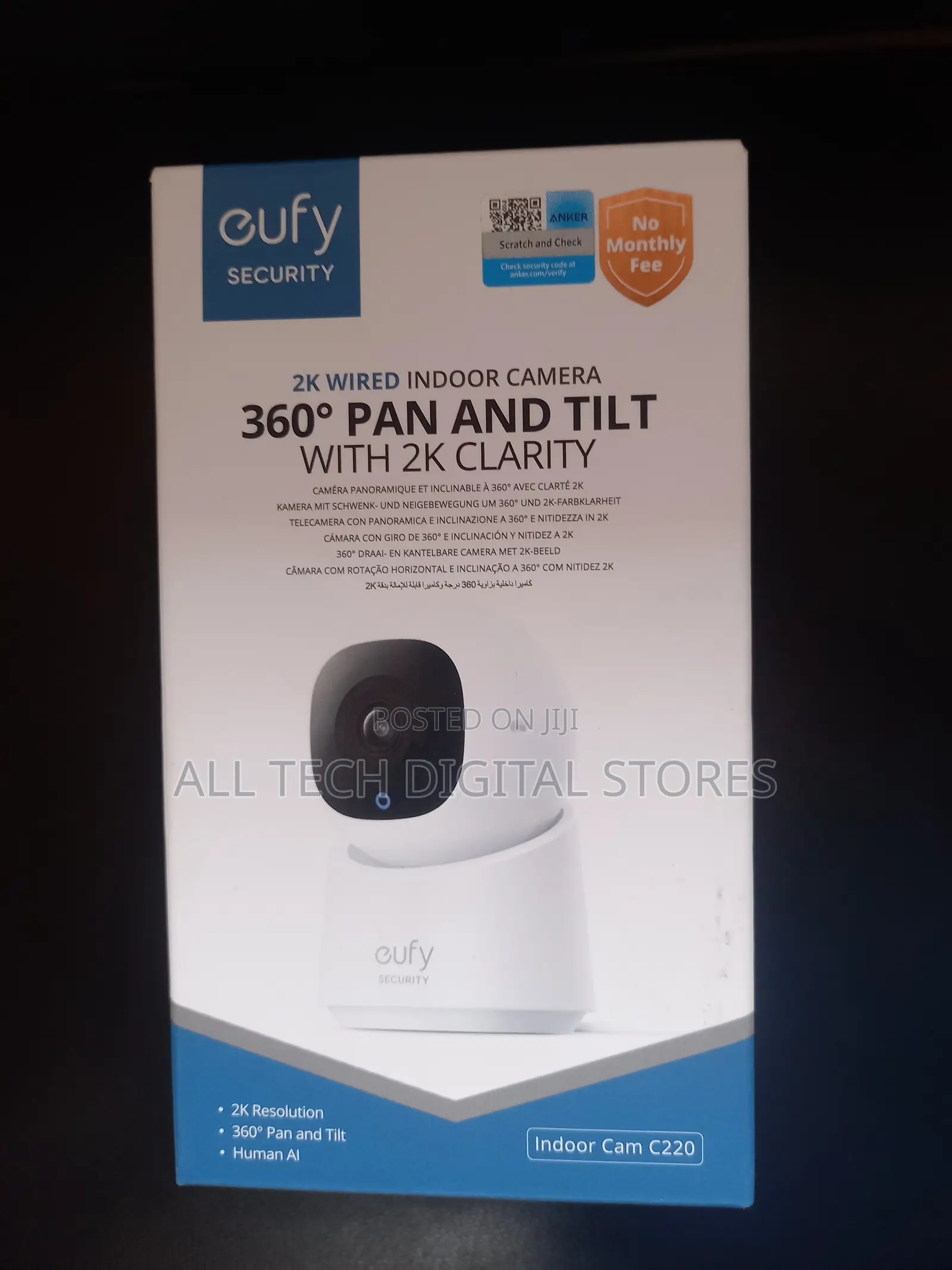 Eufy Security Wired Indoor Camera C220
