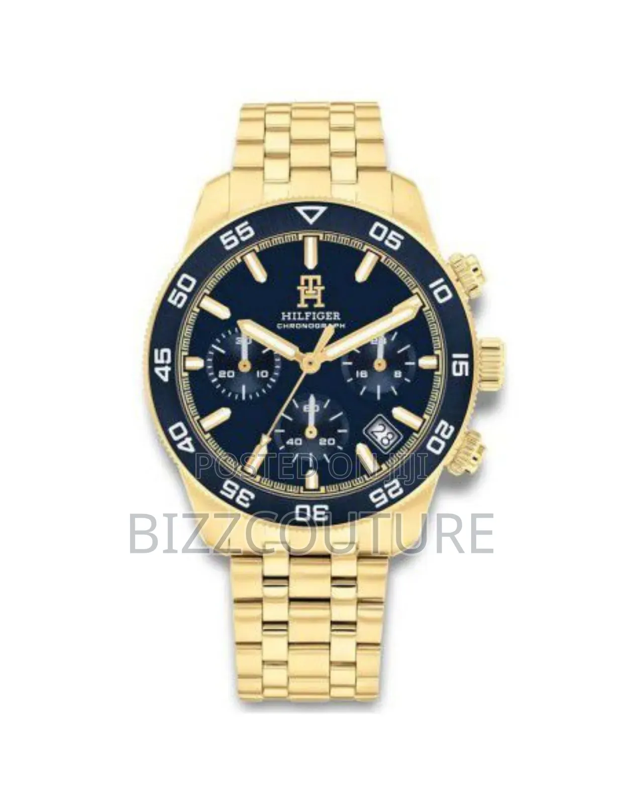 Original Tommy Hilfiger Blue Dial Stainless Steel Available in Store