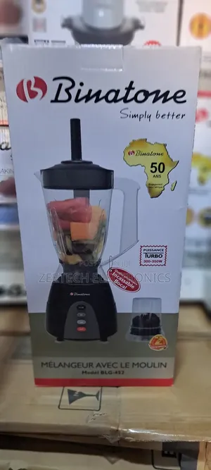 Binatone Blender With Grinder Unbreakable Jar, Model BLG-452.