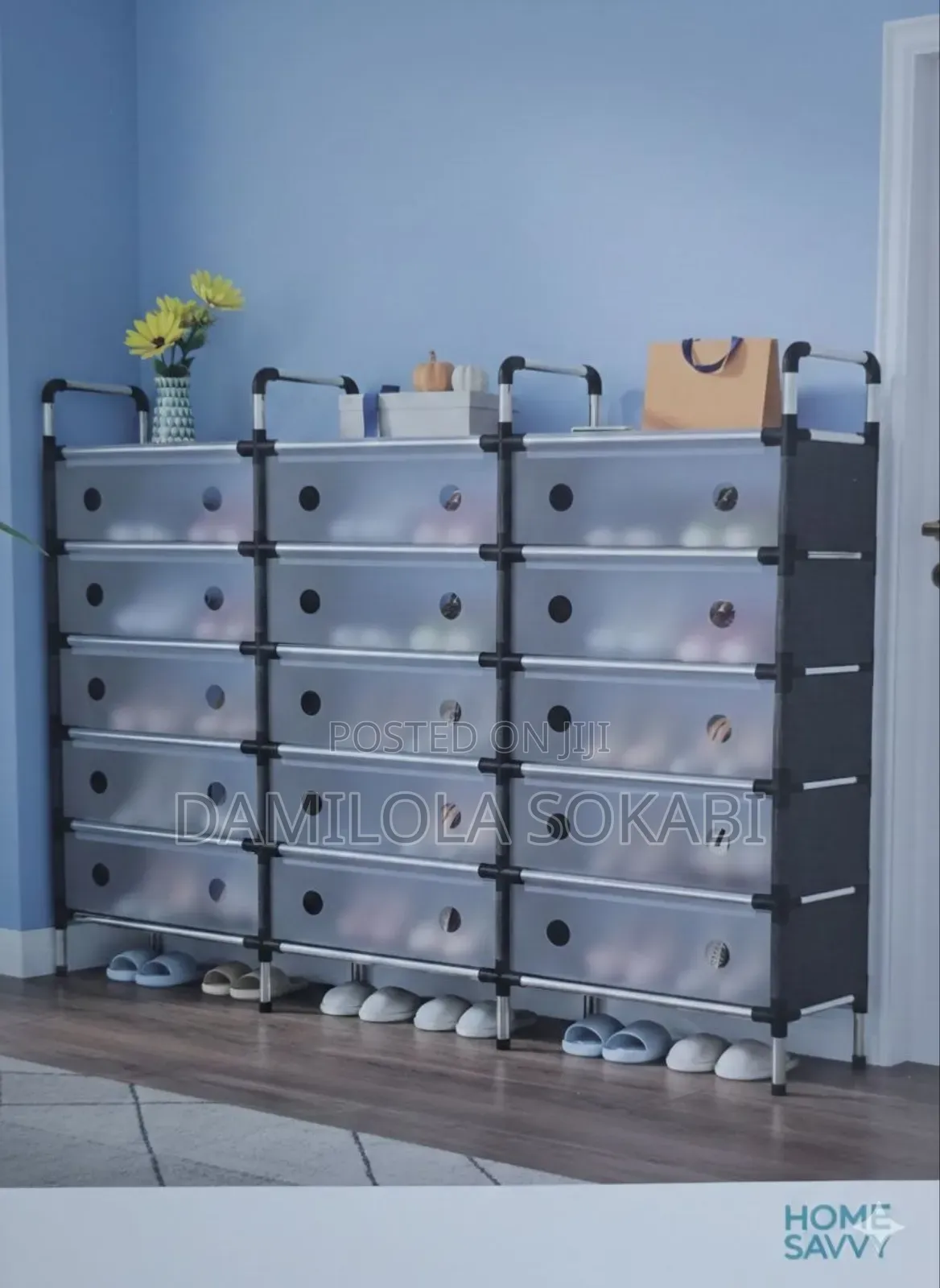 60 Pair Shoe Rack
