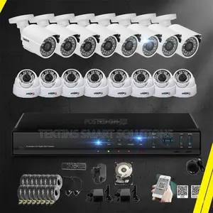 16 Channel CCTV Camera Kit - Internet Enable + Mobile View
