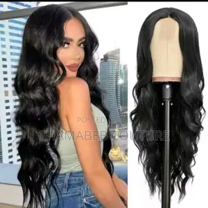 26" Wavy Lace Front Wig | Black | Heat Resistant