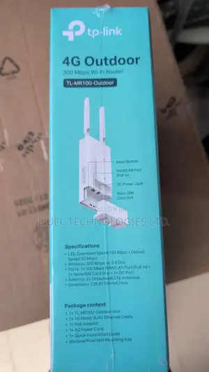Tp Link 4g Outdoor Router With Sim (Mr 100)