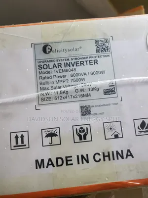 6kva 48v Felicity Inverter Hybrid