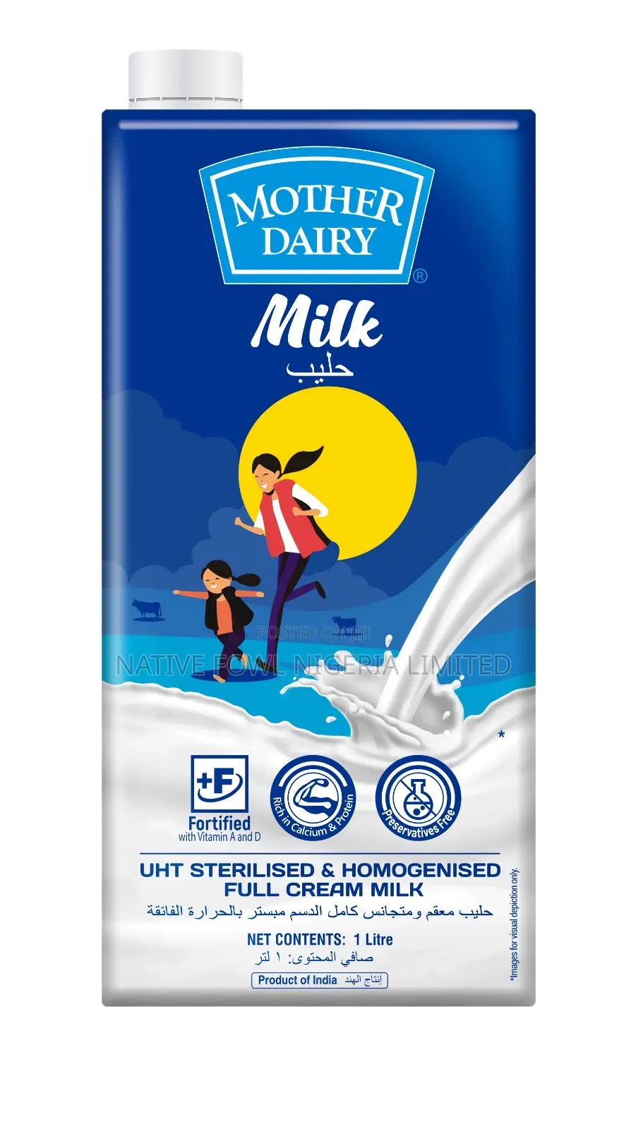 Uht Full Cream Milk 1 Liter