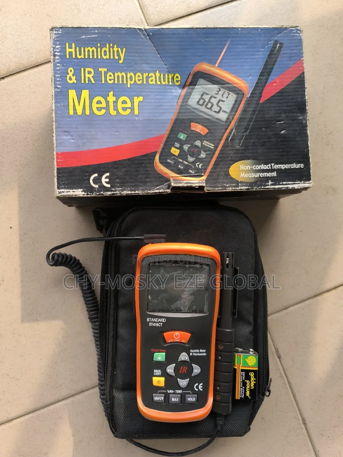 Humidity Ir Temperature Meter