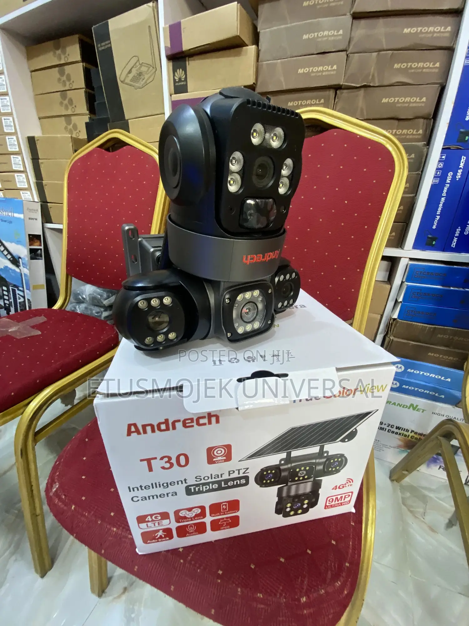 T-30 Intelligence Solar Camera With Solar Panel