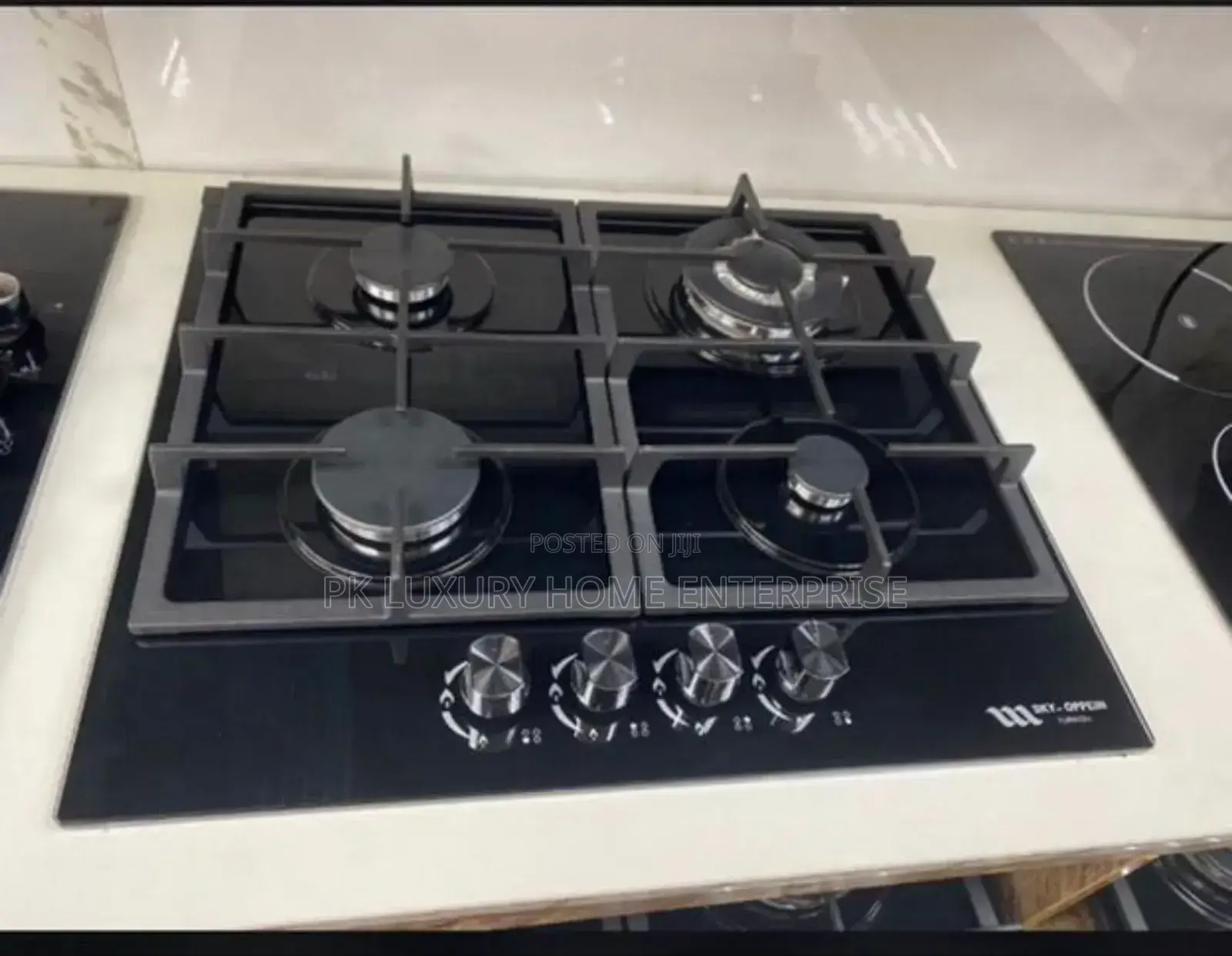 Turkish 4 Burner Glass Gas