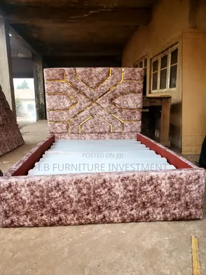 4.5 by 6 Padded Bedframe