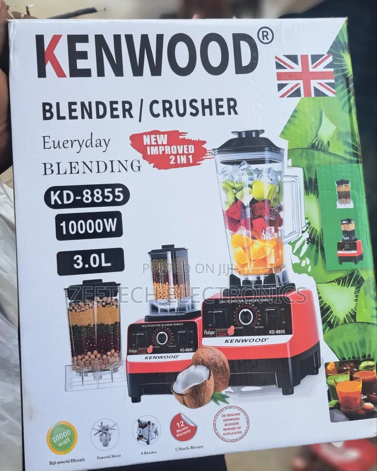 Kenwood 3l Blender and Crusher