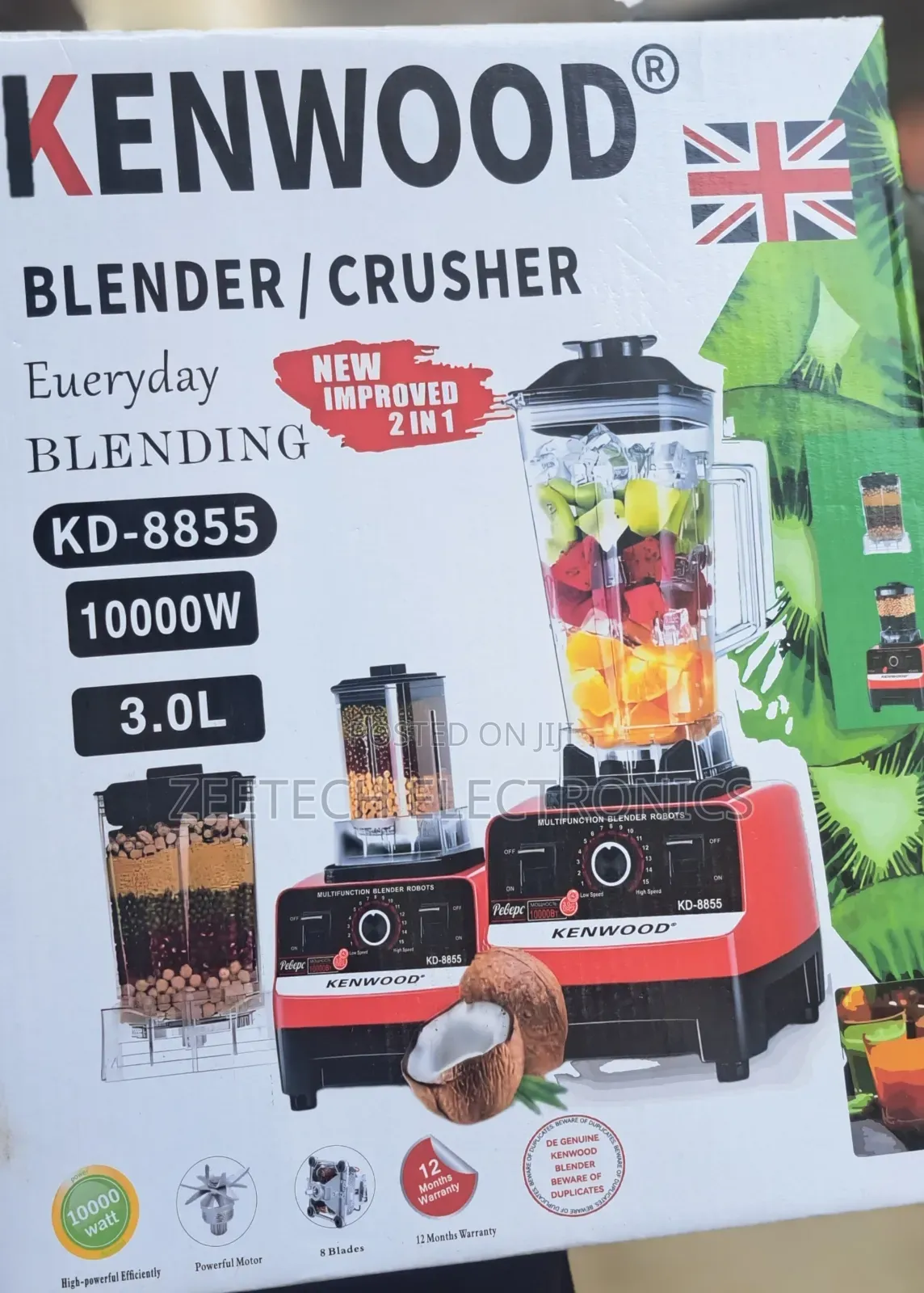 Kenwood 3l Blender and Crusher