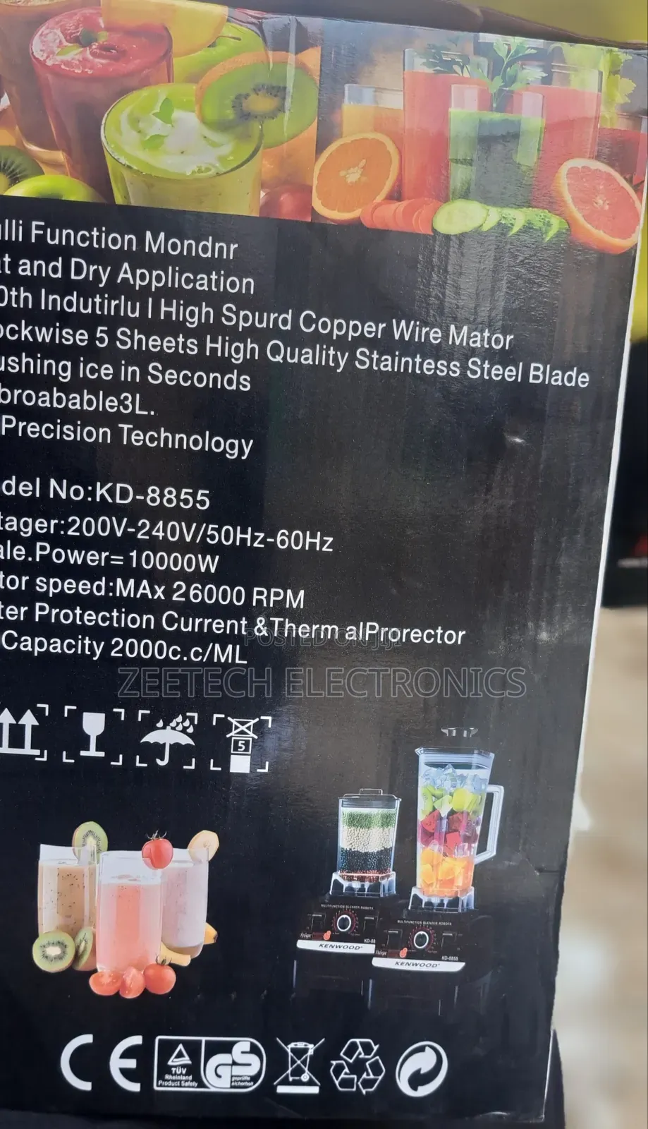 Kenwood 3l Blender and Crusher