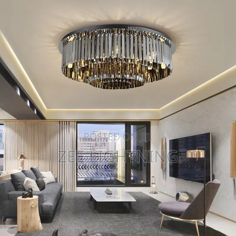 Full Crystal Led/Bulb/With Remote Control Chandelier