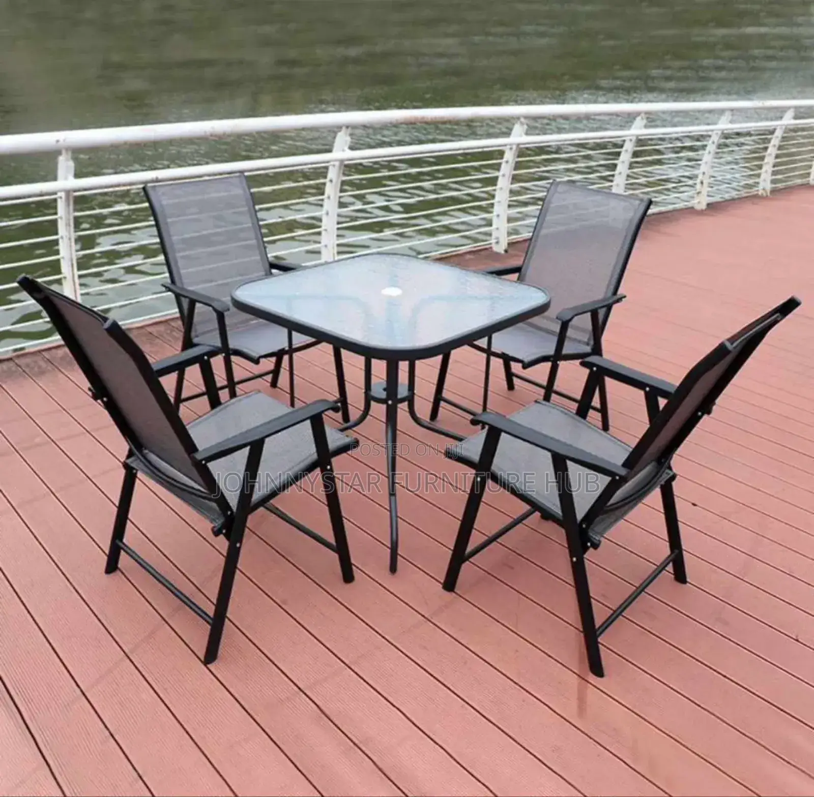 Outdoor Table With 4 Chairs