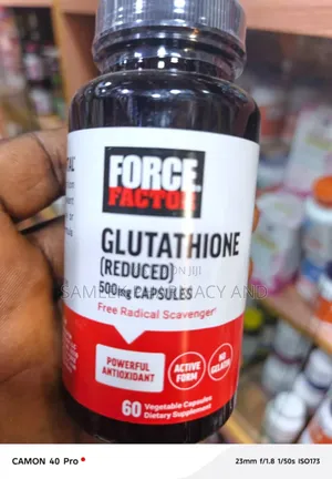glutathione capsules results Force Factor Glutathione(Reduced)Antioxidant 500mg-60caps don siyarwa