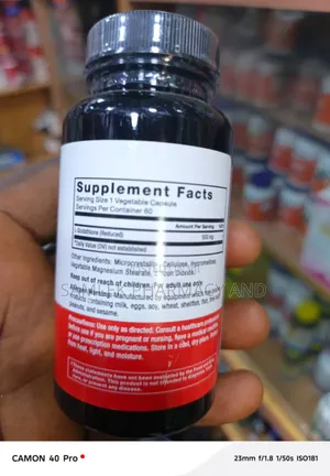 Force Factor Glutathione(Reduced)Antioxidant 500mg-60caps