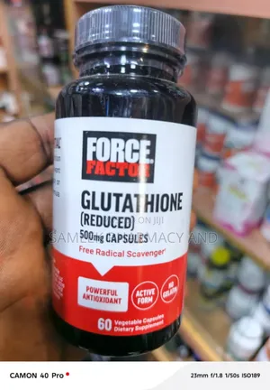 Force Factor Glutathione(Reduced)Antioxidant 500mg-60caps