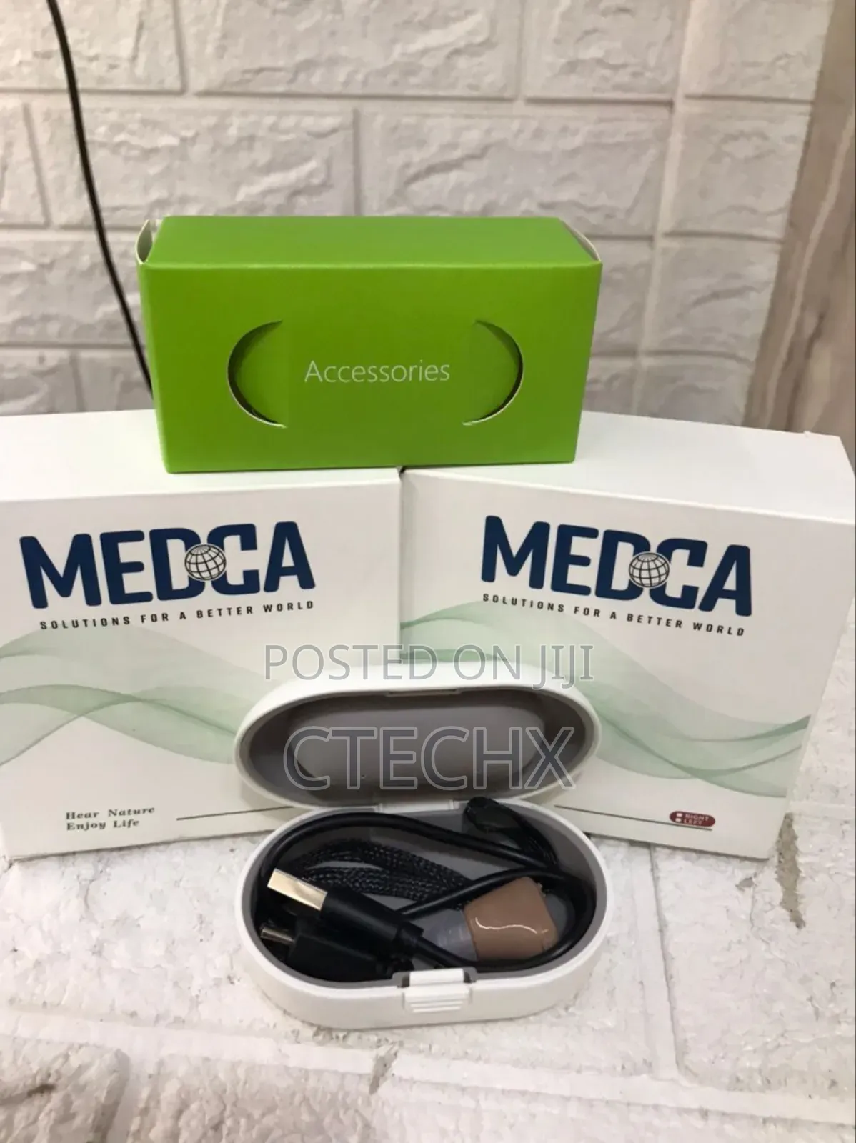 Medca Mini Digital Hearing Aids -(Set Of 2)