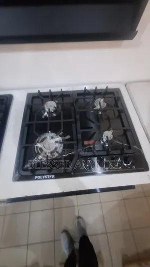 New Polystar 60cm Cabinet All Gas Burners Automatic Ignition Cast Iron