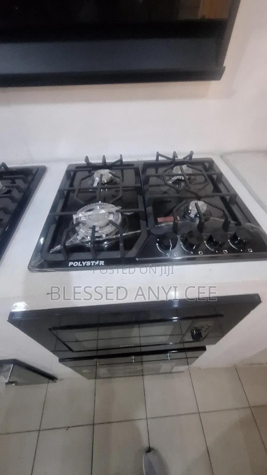 New Polystar 60cm Cabinet All Gas Burners Automatic Ignition Cast Iron