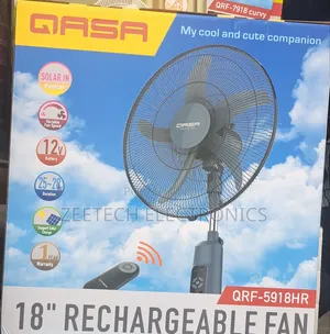 Qasa 18" Rechargeable Standing Fan