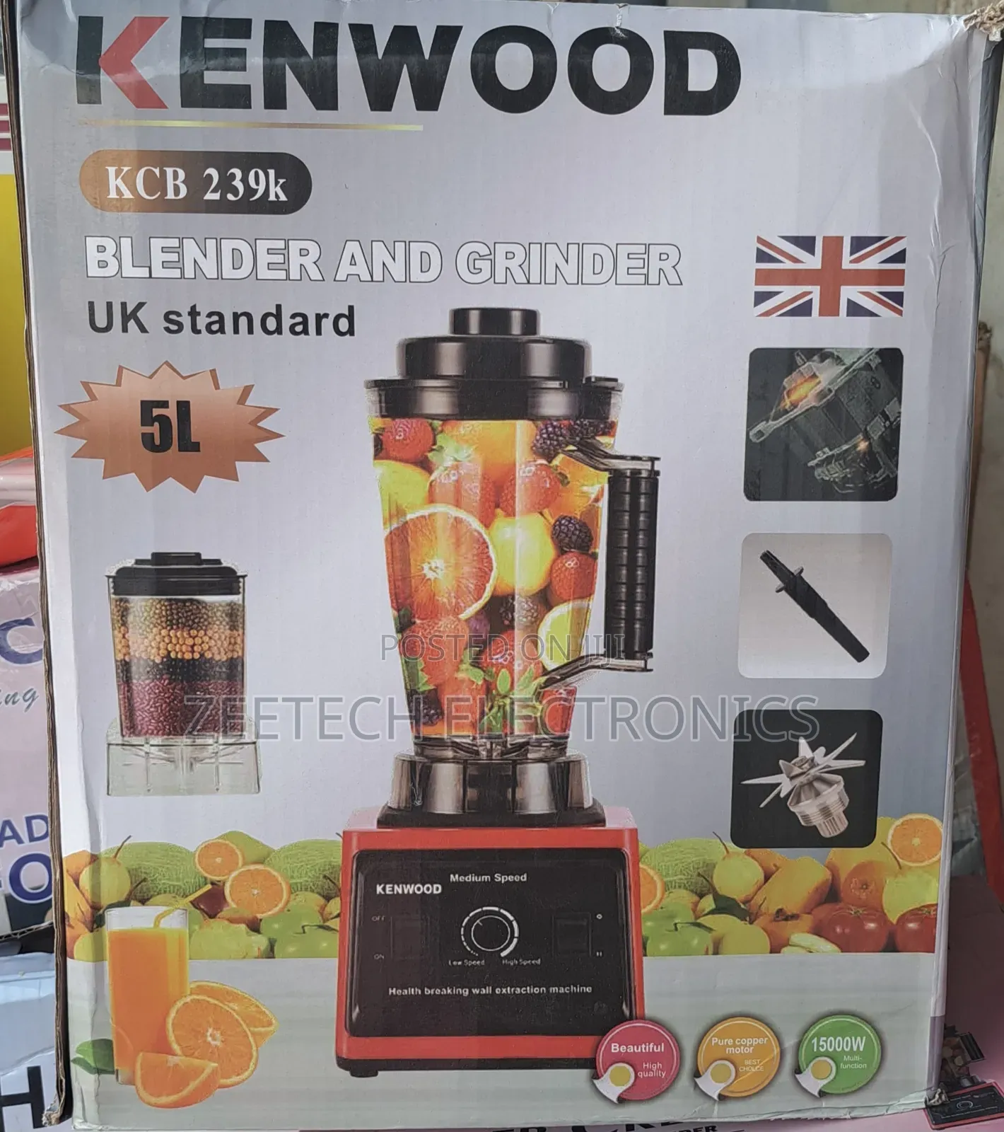 Kenwood 5l Blender and Grinder.