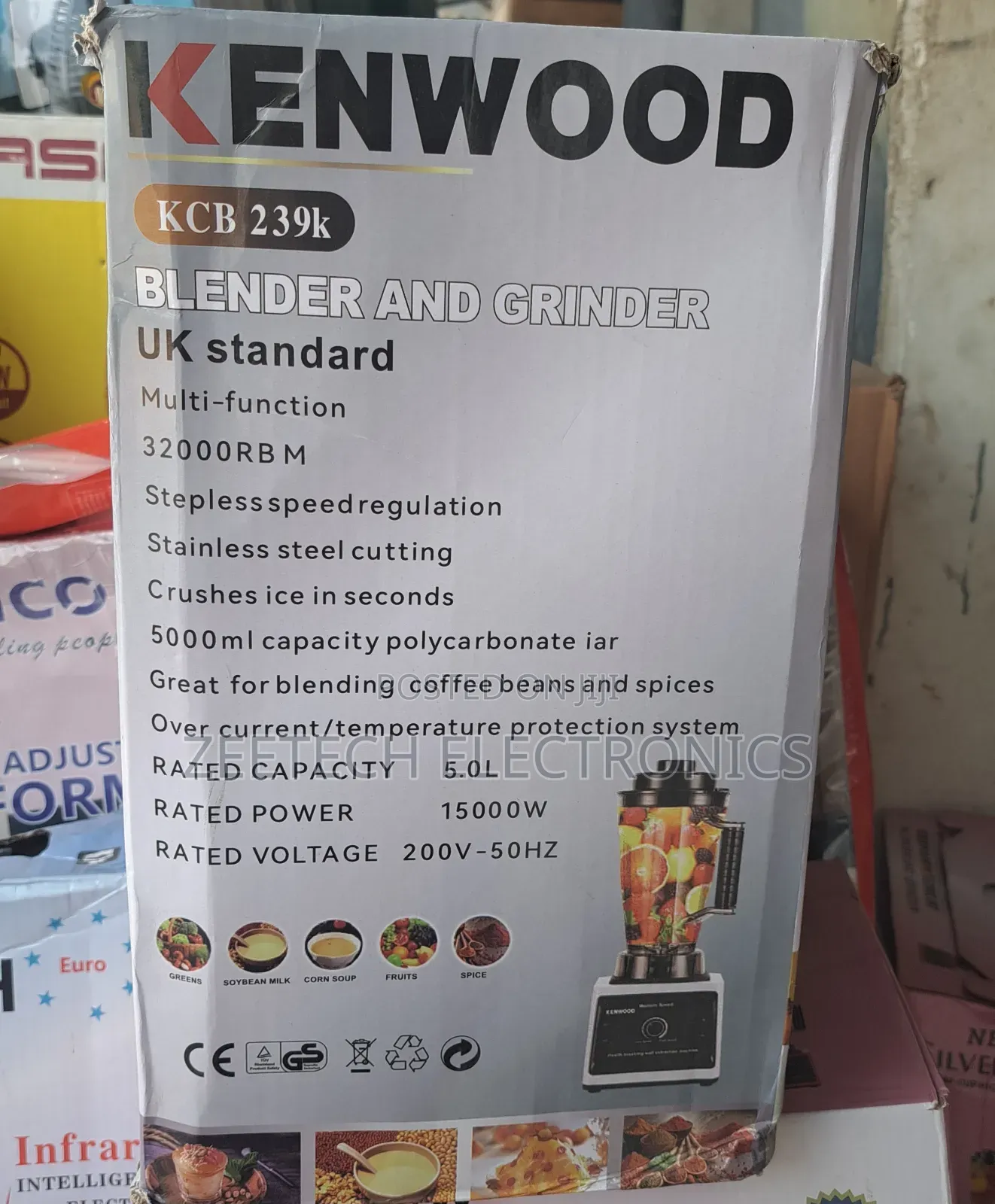Kenwood 5l Blender and Grinder.