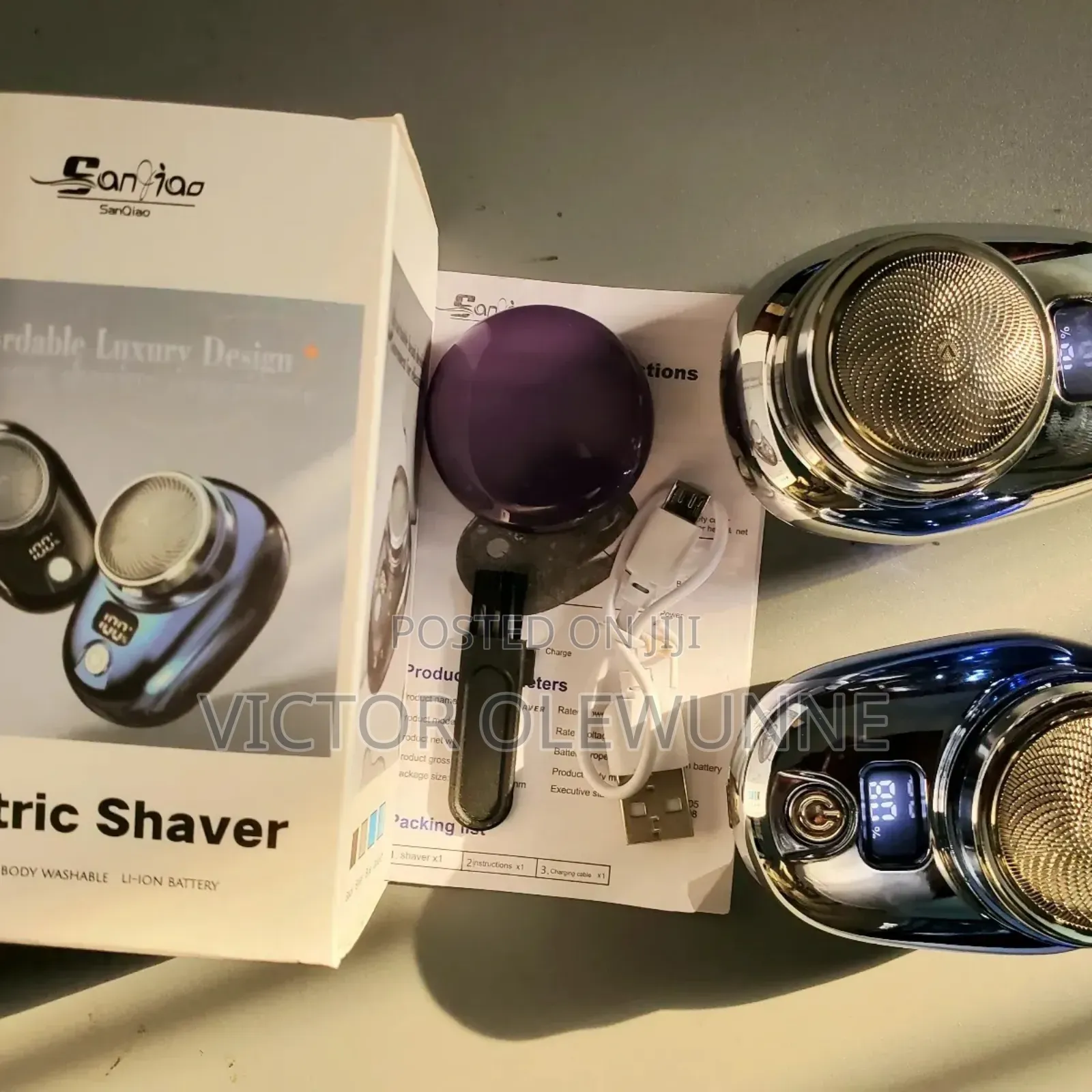 Sanqaio Mini Rechargeable Electric Shaver