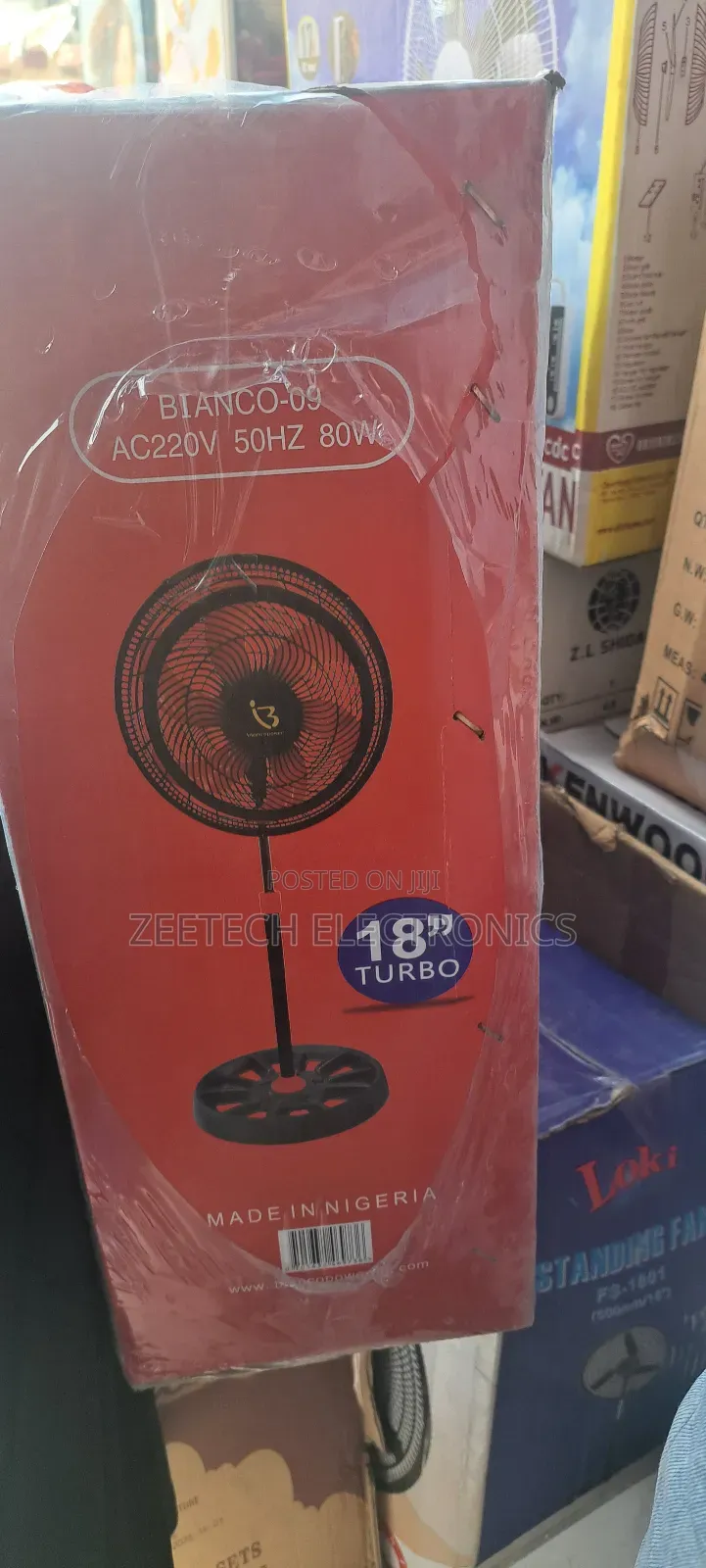 Bianco Standing Fan