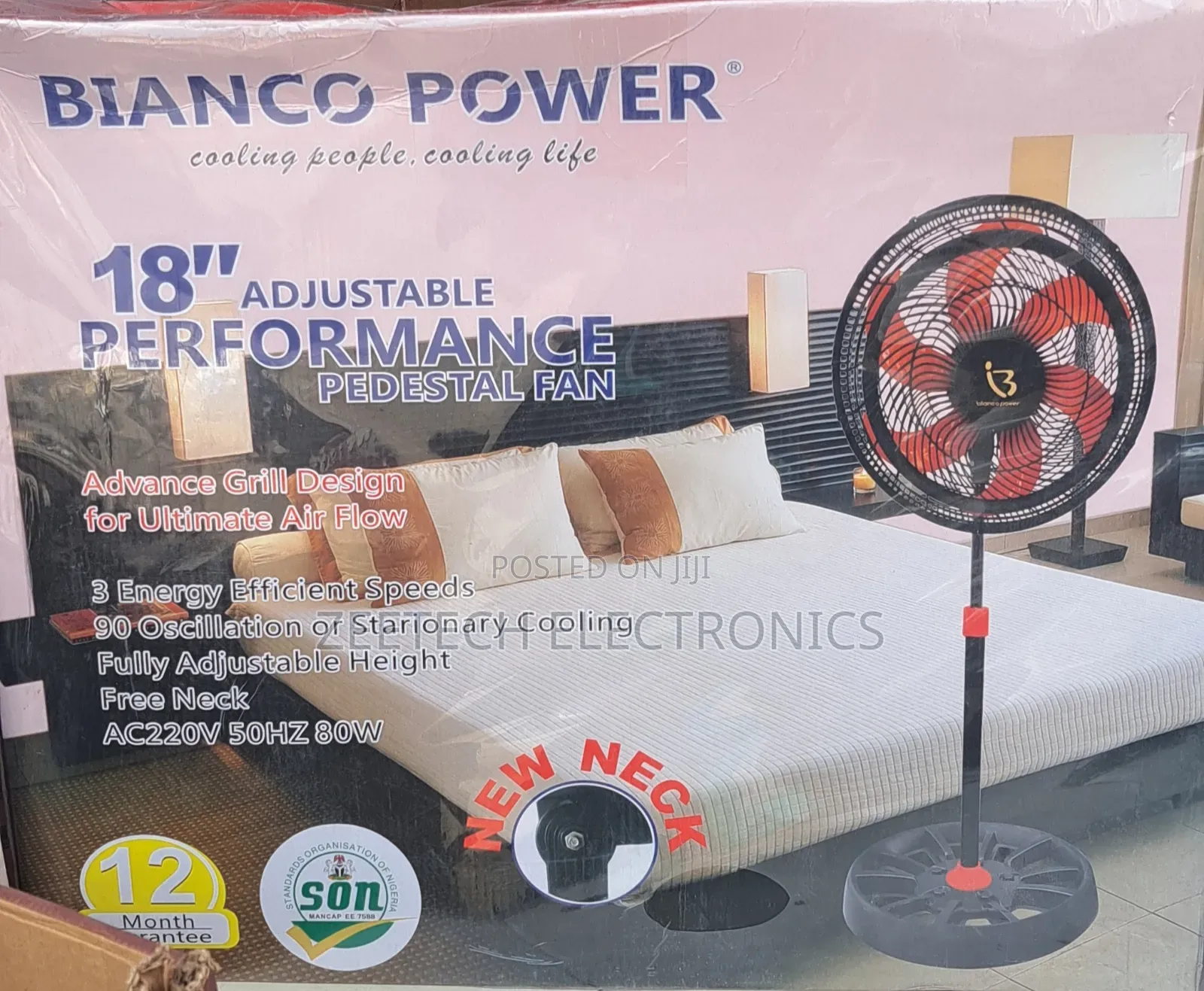 Bianco Standing Fan