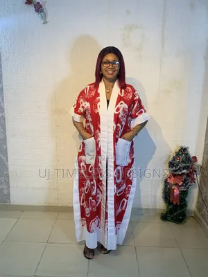 Ankara Long Kimono Jacket